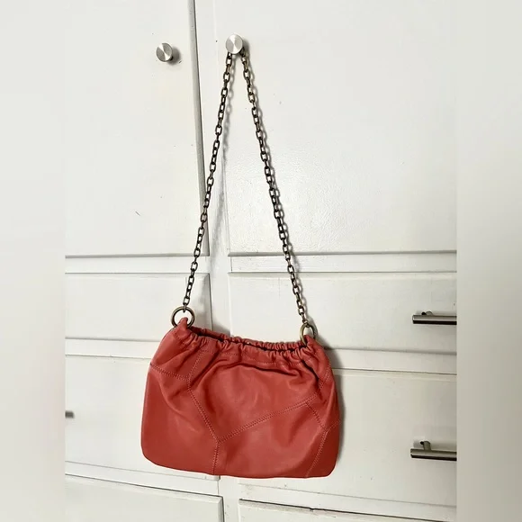 🆕 Free People Something Good leather shoulder bag in dusk coral - Picture 6 of 14